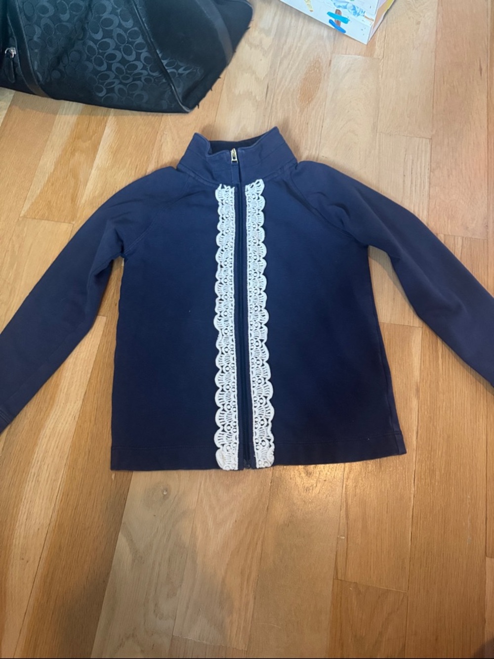 Girls Navy Jacket Lilly Pulitzer